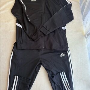 adidas Black and White Sweatpants & Joggers